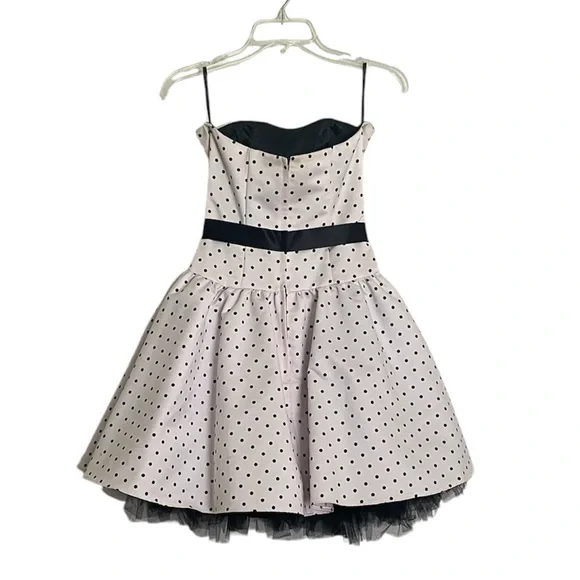 Jessica McClintock Vintage Strapless Party Cocktail Dress - Picture 9 of 14